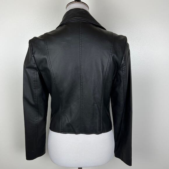 Rock & Republic Faux Leather Moto Jacket, Medium, Women's - Picture 7 of 11